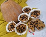 عکس مرحله 7 از دستور کاپ کیک کدو حلوایی و شکلات چیپسی 😋