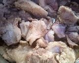 A picture of step 1 of Lal gosht.