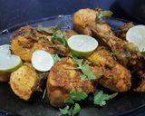 A picture of step 8 of Steam Tandoori Chicken🌶🔥.