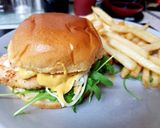 A picture of step 5 of My Chicken & Bacon in parmesan Breadcrumbs on a Bun.