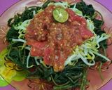 Foto langkah ke 3 dari resep Plecing kangkung.