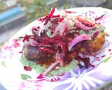A picture of step 10 of Aloo tikki chaat.