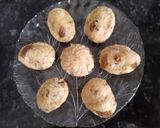 A picture of step 5 of Coconut sooji burfi.