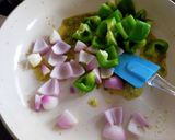 A picture of step 2 of Chilli Paneer.