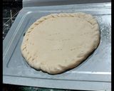 A picture of step 7 of Pizza with spinach and tofu topping.
