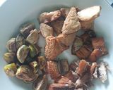 Foto langkah ke 1 dari resep Ikan asin Tahu pete + terong tumis cabe.