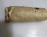 A picture of step 7 of Potato spring onion papad roll.