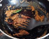 A picture of step 3 of Kadai paneer.