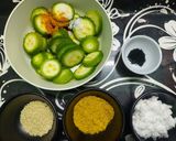 A picture of step 1 of Spiny Gourd (Kakrol) Sabzi.