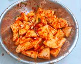 Foto langkah ke 10 dari resep Kkakdugi kimchi lobak resep asli Korea.