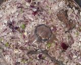 A picture of step 5 of Palestinian Maftoul (Couscous) 😄.
