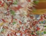 A picture of step 4 of Chicken Spring roll.