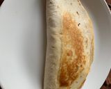 A picture of step 6 of Taco Bell Style Chicken Quesadillas.