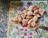 A picture of step 1 of Chicken breast pops.