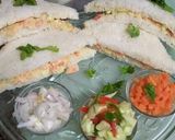 A picture of step 4 of Veg mayo sandwich.