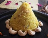 A picture of step 6 of Kanika Bhog.