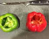 Brad's roasted red pepper stuffed with chicken apple sausage recipe step 1 photo