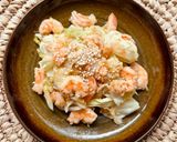 Foto langkah ke 3 dari resep Tumis Udang dan Kol.
