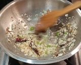 A picture of step 4 of Kala chana palak -Semi dry masala sabji.