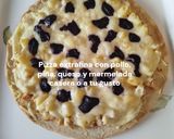 Foto del paso 12 de la receta: Pizza Extrafina con Pollo, Piña, Queso y Mermelada Casera o a Tu Gusto