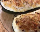 Courgette farcie thon / ricotta étape de la recette 4 photo