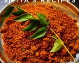 A picture of step 5 of Curry leaves chutney.