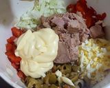 Foto del paso 2 de la receta: Pastel de atún frío con pan lactal