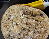Foto del paso 5 de la receta: 🍎Tortilla dulce de manzana con avena, pasas y nueces🍎Postre sin azúcar, sin edulcorante, sin harina🍎