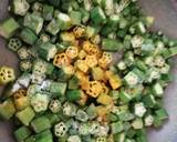 Dry okra curry(bhindi) recipe step 2 photo