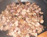 Tésztasaláta baconnel töltött pulykaszárnyból recept fázis 2 fotója