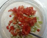 A picture of step 1 of Cucumber tomato onion raita.