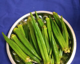 *வெண்டைக்காய் பொடிக் கறி*(vendaikkai podi curry recipe in tamil) ரெசிபி ஸ்டேப் 1 புகைப்படம்
