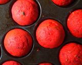 A picture of step 7 of Beetroot and Walnut Paniyarams.