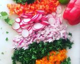 A picture of step 1 of Beetroot quinoa salad.
