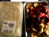 Strawberries and Banana milkshake
