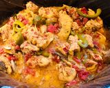 A picture of step 6 of Crockpot Chicken with Tomatoes.