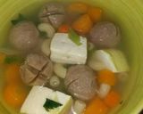 Foto langkah ke 4 dari resep Sop Maksohu (macaroni baso tahu).