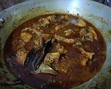 A picture of step 3 of Bihari Style Chicken.