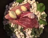 A picture of step 1 of California Farm Garden Tomato Bean Stew.