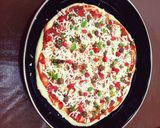 A picture of step 4 of Veggie Pizza.