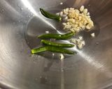 A picture of step 1 of Dahi methi.