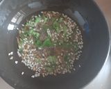 A picture of step 2 of Ground rice flour chilla.