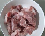 Hình bước làm 1 của món Bánh canh nấm sườn non