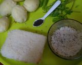 A picture of step 1 of Potato coconut kebabs.
