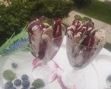 A picture of step 15 of Rolled blue Berry ice cream.
