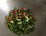 A picture of step 2 of Vegetable fried rice.