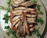 Foto del paso 9 de la receta: Fritura de boquerones con salsa mediterránea
