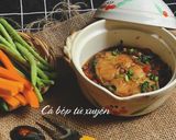 Hình bước làm 4 của món Cá bóp tứ xuyên (cthuc chị Nga - Cá hồi tứ xuyên)