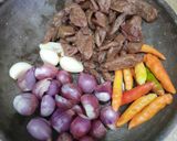 Foto langkah ke 2 dari resep Pepes teri basah.