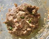 Hình bước làm 1 của món Mắm bằm chưng hột (trứng) vịt